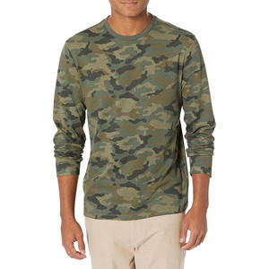 T-shirt décontracté de luxe pour homme 2026, manches longues, en coton tricoté de haute qualité, col rond, design streetwear tendance - Product Image 1