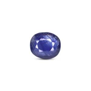 Natural Blue Sapphire 8.8 Carat Loose Gemstone Brilliant Cut 11mm for Fine Jewelry - Product Image 1