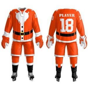 Uniformes de Hockey sobre Hielo Unisex de Diseño Único, Venta al por Mayor, Precio de Fábrica, Personalizados OEM, de Alta Calidad, Transpirables, Impresos, 100% Poliéster - Product Image 6