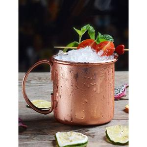 Mug élégant en cuivre avec une poignée robuste pour les boissons froides et les applications de service de boissons élégantes pour les restaurants au quotidien - Product Image 5