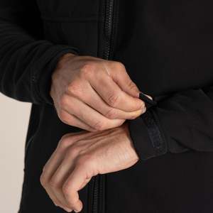 Chaqueta Softshell Personalizada para Hombre con Cuello Alto, Casual para Exteriores, Cierre Completo, Resistente al Viento, Bolsillos Utilitarios, Ligera - Product Image 4