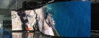 Pantalla LED Flexible Curva Digital P1.5 P1.8 P2 P2.5 P3 P4, Panel de Video Wall LED para Interiores y Exteriores
