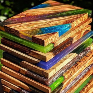 เขียงไม้เนื้อแข็งสำหรับเตรียมอาหาร ทนทาน ใช้หั่นอาหารได้ - Product Image 1