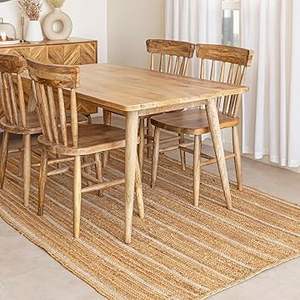 Tapis en jute fait main moderne, revêtement de sol en fibres naturelles, fabricant et fournisseur de marques privées, design contemporain - Product Image 4