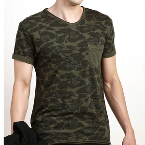 Camiseta de Cuello en V para Hombre, Más Vendida, Informal, de Manga Corta, para Gimnasio, Cómoda, Lujosa, Clásica y a la Moda - Product Image 1