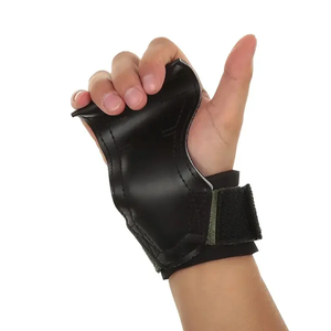 Customized High Quality Rubber Lightweight Adjustable Wrist Strap Fingerless Gymnastic <b>Weight</b> Lifting Grips Palm Protector Cross - Product Image 6
