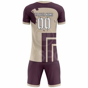 Custom Football Uniform Set Jersey <b>Shorts</b> Lightweight Moisture Wicking Teamwear OEM ODM Factory Supplier - Product Image 3