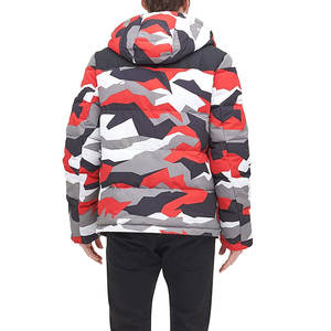 Blousons matelassés pour hommes adultes imprimés, couleur noire, fermeture éclair, col montant, vêtements de mode, blouson matelassé avec design personnalisé - Product Image 3