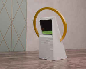 The CRAFT EXIM Luxury Natural Marble Quartz <b>Art</b> <b>Deco</b> Desk <b>Clock</b> Handcrafted Home Office Timepiece - Product Image 3