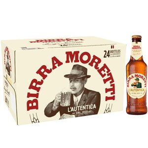 Cerveza Lager Premium Birra Moretti de Color Oscuro con Frutas y Vegetales, 330ml, Paquete de 24 en Caja a Granel, 660ml X12 Botellas, Estilo Italiano - Product Image 3