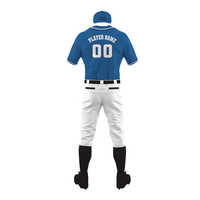 Uniforme de baseball respirant pour adultes, vêtements de sport confortables en polyester, ensemble imprimé à manches courtes, nouvelle arrivée