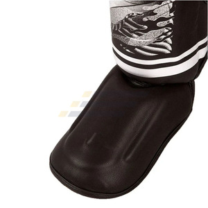 Protège-tibias de boxe personnalisés à compression, prix de gros, respirants, haute élasticité, MMA, antidérapants, avec protection des pieds - Product Image 6