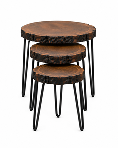 Antique Finished Reclaimed Wood <b>Side</b> <b>Table</b> Rustic Bedroom Corner <b>Table</b> Living Room <b>Sofa</b> End <b>Table</b> Vintage Home Furniture - Product Image 3