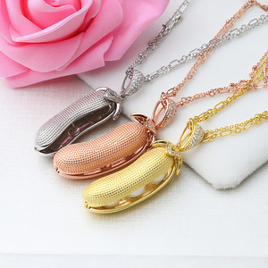 ตัวเรือนเงินแท้ S925 สำหรับทำจี้ห้อยคอผู้หญิง ประดับมุก 8-9 มม. รูปผลไม้ ถั่วลิสง นำโชค - Product Image 3