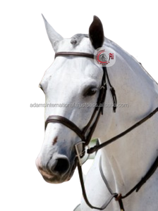 High Quality <b>Leather</b> Flash Nosed Bit <b>Harness</b> for Premium Horses - Product Image 3