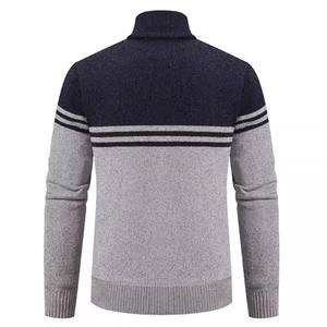 เสื้อสเวตเตอร์ขนนุ่มบุขนหนาสำหรับผู้ชาย รุ่นใหม่ประจำฤดูใบไม้ร่วงและฤดูหนาว ปี 2025 คอเต่าครึ่งตัว - Product Image 6