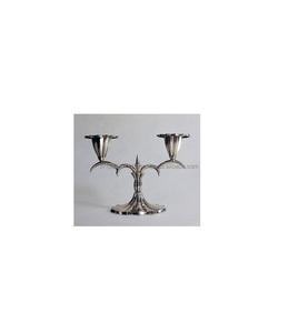 Candelabros de aluminio de estilo antiguo para bodas, cenas con velas, eventos interiores y exhibición de fiestas - Product Image 2