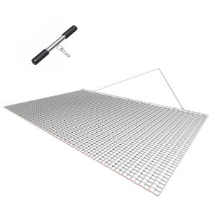 Erpice a Catena in Rete d'Acciaio Zincato Durevole 6.6 X 4 ft ad Alta Efficienza per Accessori ATV UTV Trattori - Product Image 1