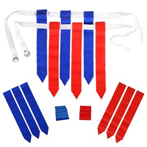 Ceinture de rugby réglable avec drapeau, vessie en PVC, longueur ajustable, accessoire sportif, équipement de football pour enfants et adultes, tailles S, M, L - Product Image 3