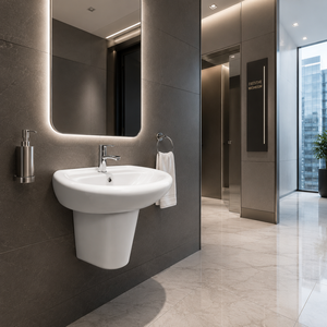 Volvo Eco-Friendly Modern Oval Wash Basin Drainer Polished Finish CE Certified Drop-In Installation 0.5gpm Flow Rate 12L - Product Image 5