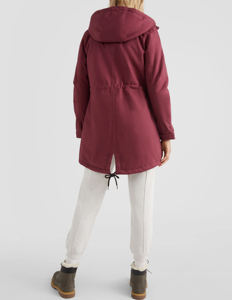 Parka longue décontractée pour femme, épaisse et chaude, grande taille, à capuche, en fausse fourrure, laine et lin, écologique, coupe-vent, pour l'hiver et les activités de plein air - Product Image 4