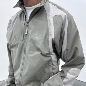 Conjunto de Chaqueta Cortavientos para Hombre, Invierno, Nailon/Poliéster, Color Sólido, Ecológico y Transpirable - Product Image 6