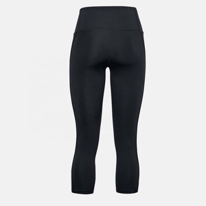 Custom Made Solid Spandex/Polyester 220g Fitness Yoga Pants Women High Waisted <b>Workout</b> <b>Leggings</b> Active Wear Athletic Capris - Product Image 4
