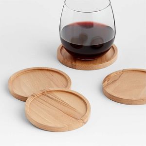 Luxury Contemporary Wooden <b>Coaster</b> <b>Set</b> with Custom Shape Durable 300mm Diameter & 10mm Thickness for Home & Commercial Use - Product Image 5