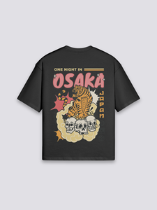 <b>Japanese</b> Osaka T-Shirt Breathable Summer Water-Wash Pure Cotton Fashion Brand Half-Sleeve T-Shirts - Product Image 5