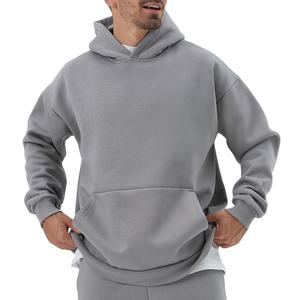 450GSM Sweat à capuche surdimensionné unisexe en coton lourd avec logo sérigraphié Streetwear pour hommes-OEM personnalisable 2026 - Product Image 2