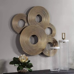 Modern Classic Indian Design Metal Wall Decor Wholesale Price Framed Wall <b>Arts</b> for Home Bedroom and Living Room Decor - Product Image 1