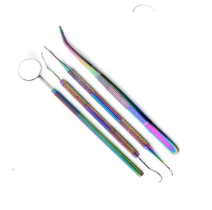 Kit de instrumentos de cuidado bucal de acero inoxidable de alta calidad, Kit Dental de examen, potencia Manual, herramienta de higiene Dental de la mejor calidad, venta - Product Image 6