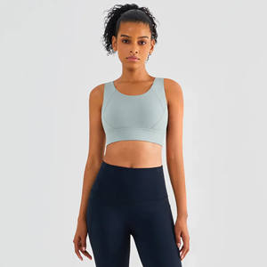 Conjunto Deportivo de Dos Piezas para Mujer, Color Azul, Venta al Por Mayor, Marca Personalizada, Ropa de Gimnasio, Color Sólido, Impresión de Logotipo - Product Image 1