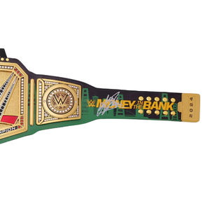 Ceinture de champion WWE Money in the Bank, édition signée, ceinture de collection de lutte de haute qualité avec un design unique - Product Image 6