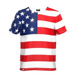 เสื้อยืดคอกลมสีดำขาวลายพิมพ์ตัวอักษรสไตล์สตรีทแขนสั้นทรงปกติผ้าคอตตอนเจอร์ซีย์สำหรับผู้ชาย - Product Image 4