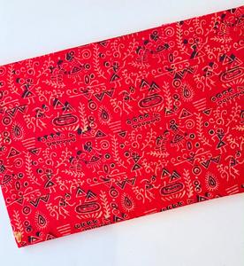 Tissu en Chiffon Peigné Imprimé à la Main Multicolore LEGACY FABRICS Léger Doux Respirant pour Chemises et Jupes Tricotées Filles - Product Image 1