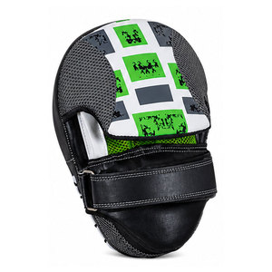 Vente en gros de pads de frappe de boxe personnalisables en cuir, haute qualité, antidérapants, avec sangle de poignet réglable et fermeture auto-agrippante, meilleures ventes - Product Image 5