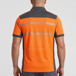 Chemise de travail pour homme, polo à manches courtes, uniforme de travail, tissu respirant, chemise de travail pour travaux en extérieur - Product Image 4