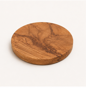 Wholesale Eco-Friendly Natural Teak Wood Round <b>Coasters</b> Set Durable Heat-Resistant <b>Drink</b> <b>Coasters</b> For Home Restaurant And Home - Product Image 2