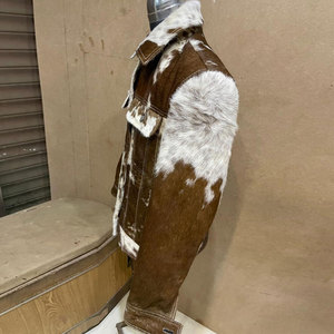 Handmade Waterproof <b>Men</b> Cowhide Leather <b>Jacket</b> Wholesale High Quality Customized <b>Men</b> Leather <b>Jacket</b> - Product Image 5