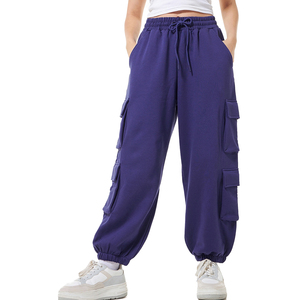 Men Cargo Pockets Super Loose Fit Oversized Lightweight Cotton Fleece Breathable Eco-Friendly Trackpants Joggers Custom Made - Product Image 2