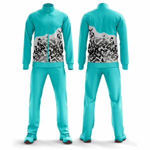 Conjunto de Chándal Personalizado para Entrenamiento de Equipos, Chaqueta Deportiva y Pantalones a Juego, Ropa Deportiva de Alto Rendimiento, Fabricante Mayorista - Product Image 1