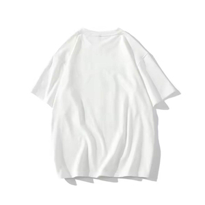 T-shirt en coton surdimensionné pour homme, manches courtes, col rond, imprimé graphique, motif lettres, décontracté, style streetwear, respirant, coupe ample - Product Image 2