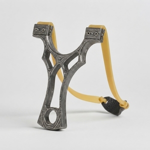 Damascus Steel Slingshot Traditional Handmade Decorative Display Piece Pattern Steel Design Collector Home Office Decoration - Product Image 6