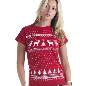 Ladies Casual Crew Neck Custom Tricoté T-shirts Single Jersey Print Pattern Embroidery OEM Service Printed Own Designs - Product Image 1