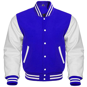 Chaquetas Universitarias Personalizadas de Invierno para Hombre, Uniformes de Equipo de Alta Calidad, 100% Algodón Francés, Chaqueta de Béisbol Varsity al por Mayor - Product Image 1