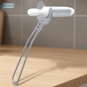 Spéculum gynécologique manuel en acier inoxydable à manche extra long avec design à fentes pour usage chirurgical - Product Image 2
