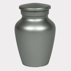 Classic Silver <b>Keepsake</b> Urn <b>for</b> Human <b>Ashes</b> Small Memorial Urn Mini Funeral Urn Decorative <b>Ash</b> Container - Product Image 1
