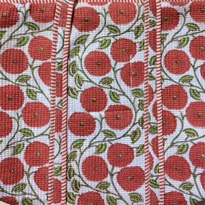 กระเป๋าโท้ทผ้าฝ้ายลายควิลท์ลดราคาพิเศษ กระเป๋าพิมพ์ลายดอกไม้แบบสั่งทำได้ ชุดกระเป๋าสำหรับขายส่ง กระเป๋าสะพายข้าง - Product Image 3