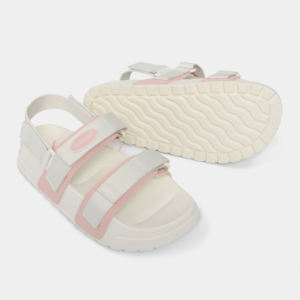 Sandales à bout ouvert en nylon, légères, séchage rapide, avec bride de talon amovible, pour fille, style décontracté, à brides croisées, plateforme blanche - Product Image 5